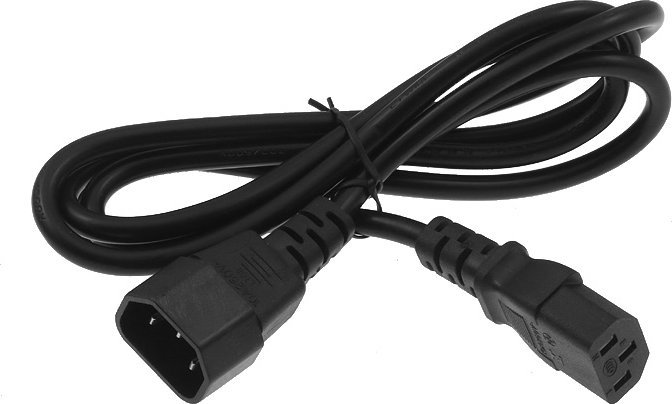 Kabel zasilający Movano Kabel komputerowy PC-UPS 3-żyłowy (trapez) - przedłużacz [200 szt. karton]