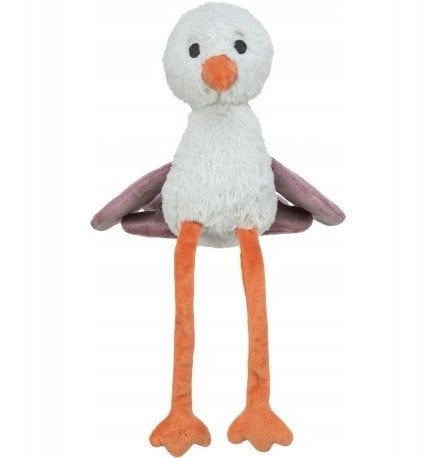 Stru�, zabawka, dla psa, plusz, 41 cm, z foli� szaleszcz�c�