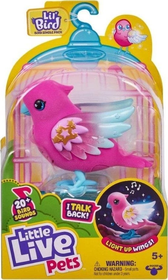 Cobi Ćwierkająco-mówiący ptaszek. Little Live Pets Cobi