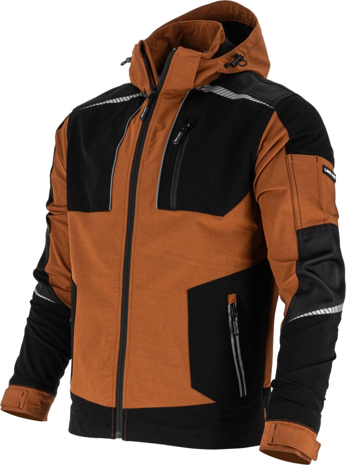 BLUZA STRETCH BRĄZOWO-CZARNA, "L", CE, LAHTI