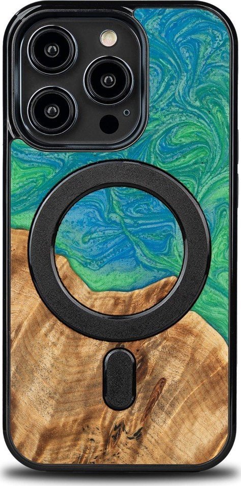 BeWood Etui Bewood Unique na iPhone 14 Pro - Neons - Tokyo z MagSafe