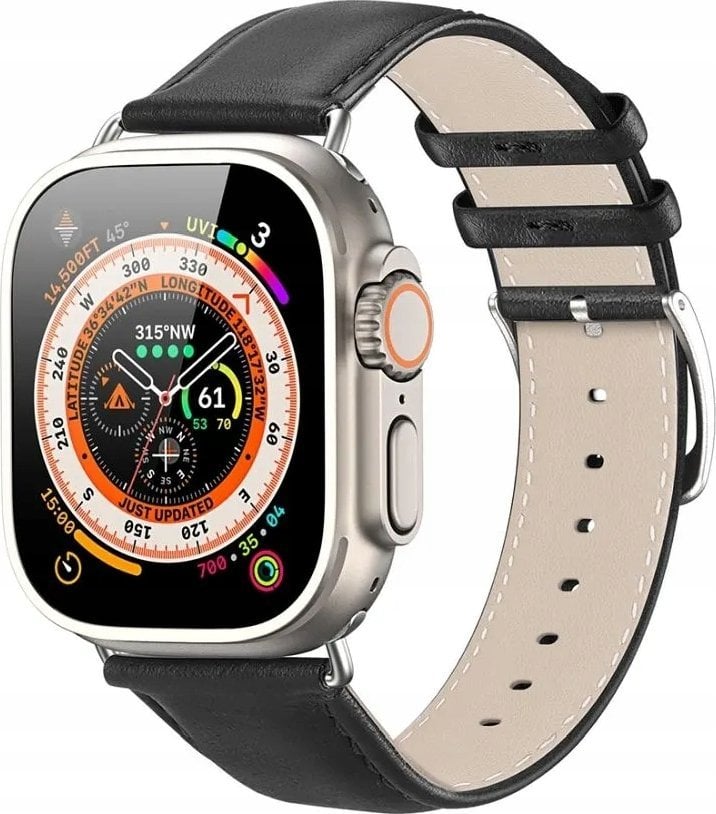 Dux Ducis DUX DUCIS pasek YS skórzany do Apple Watch 38 / 40 / 41 mm czarny