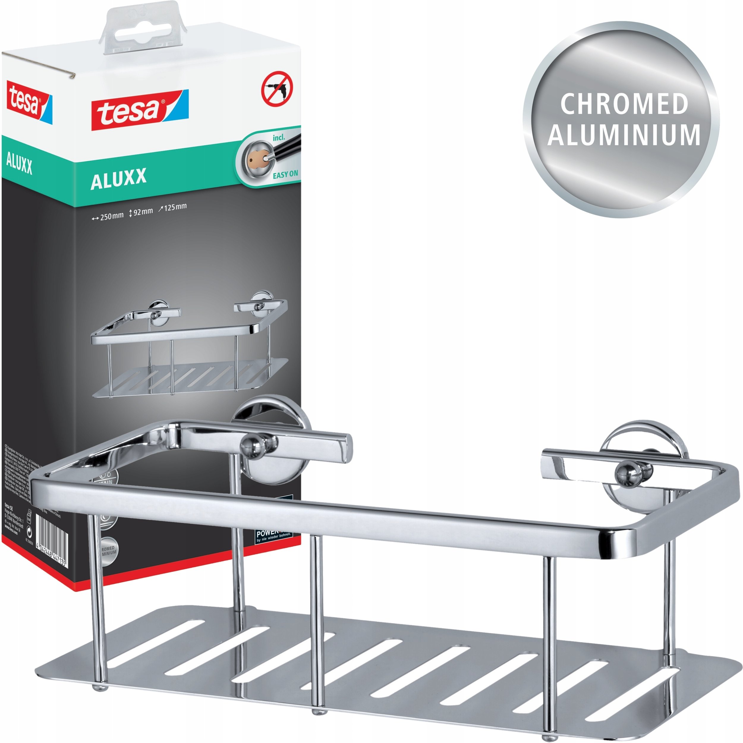 Tesa Półka ścienna 25cm chrom (40202-00000-00)