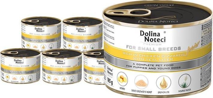 Dolina Noteci Premium z kurczakiem i cielęciną 12x185g