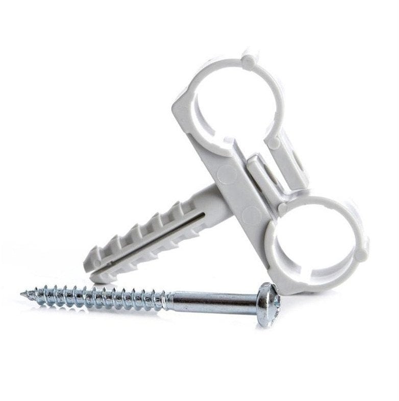 DOUBLE PIPE HOLDER D28 M10 2PCS