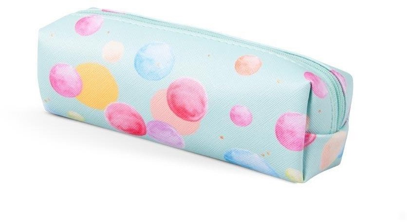 Piórnik saszetka mini cube print Bańki