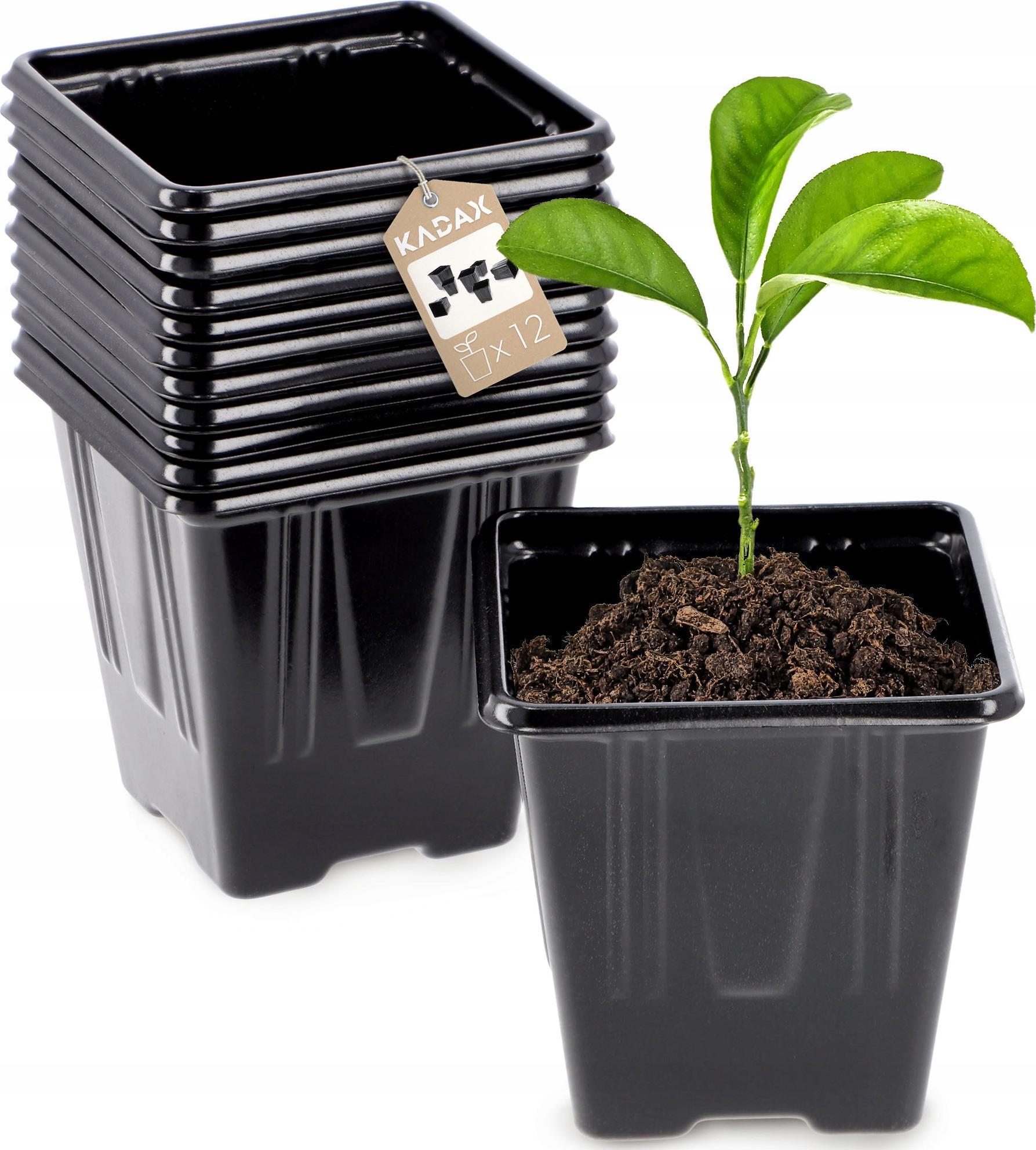 Kadax DONICZKI PRODUKCYJNE DO ROZSAD SADZONEK 7cm 12szt.
