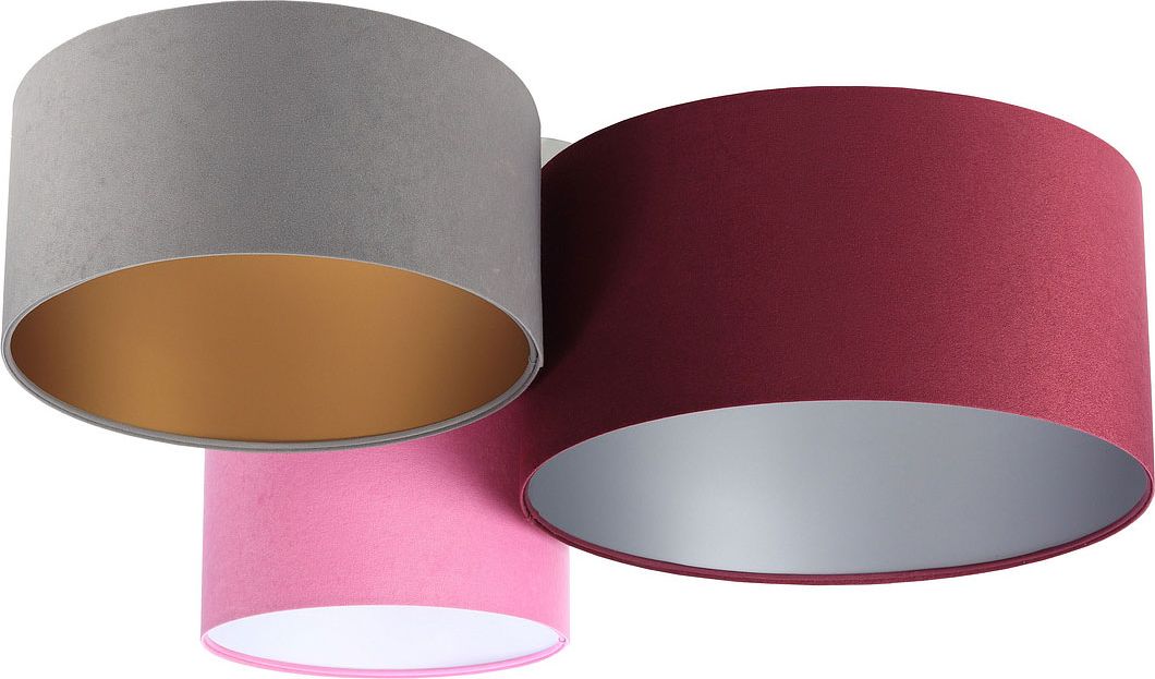 Lampa sufitowa Lumes Trójkolorowa potrójna plafoniada - EXX66-Aleksa