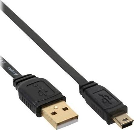 Kabel USB InLine USB-A - miniUSB 2 m Czarny (31820F)