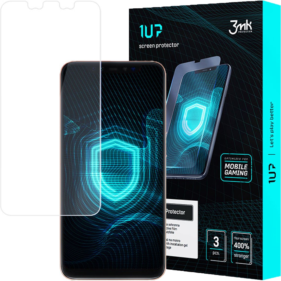 XIAOMI MI 8 PRO - 3MK 1UP