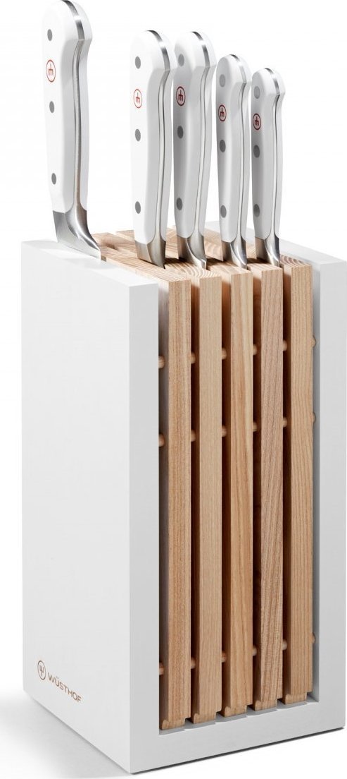 Wusthof CLASSIC WHITE Blok z 5-oma nozami WSTHOF
