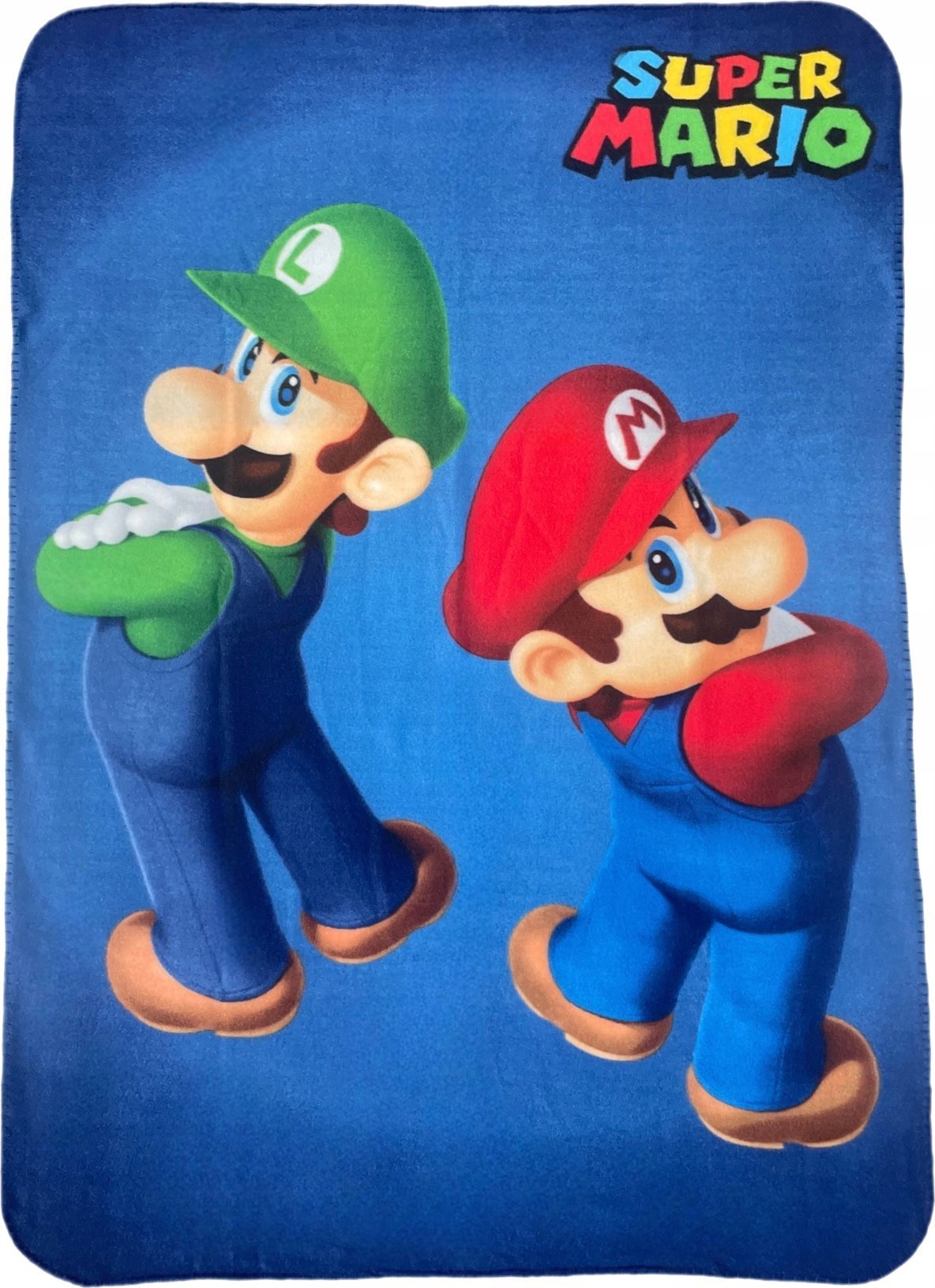 Super Mario Sherpa Fleece tæppe - 100 x 150 cm