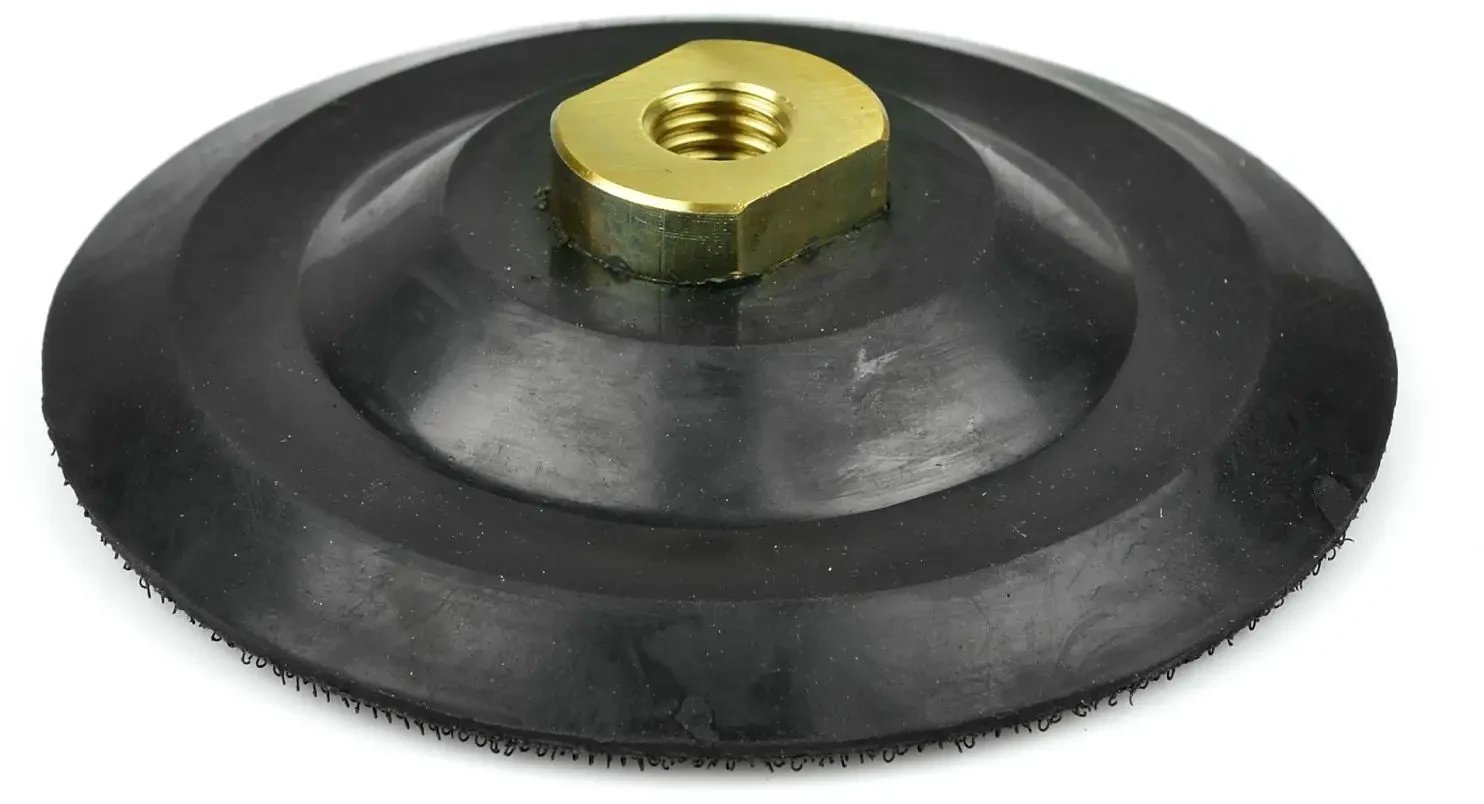 Geko Dysk polerski gumowy na rzep 125mm M14 (10/60/100)