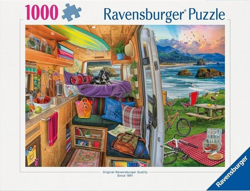 Ravensburger Puzzle Widok z kampera 1000 elementów
