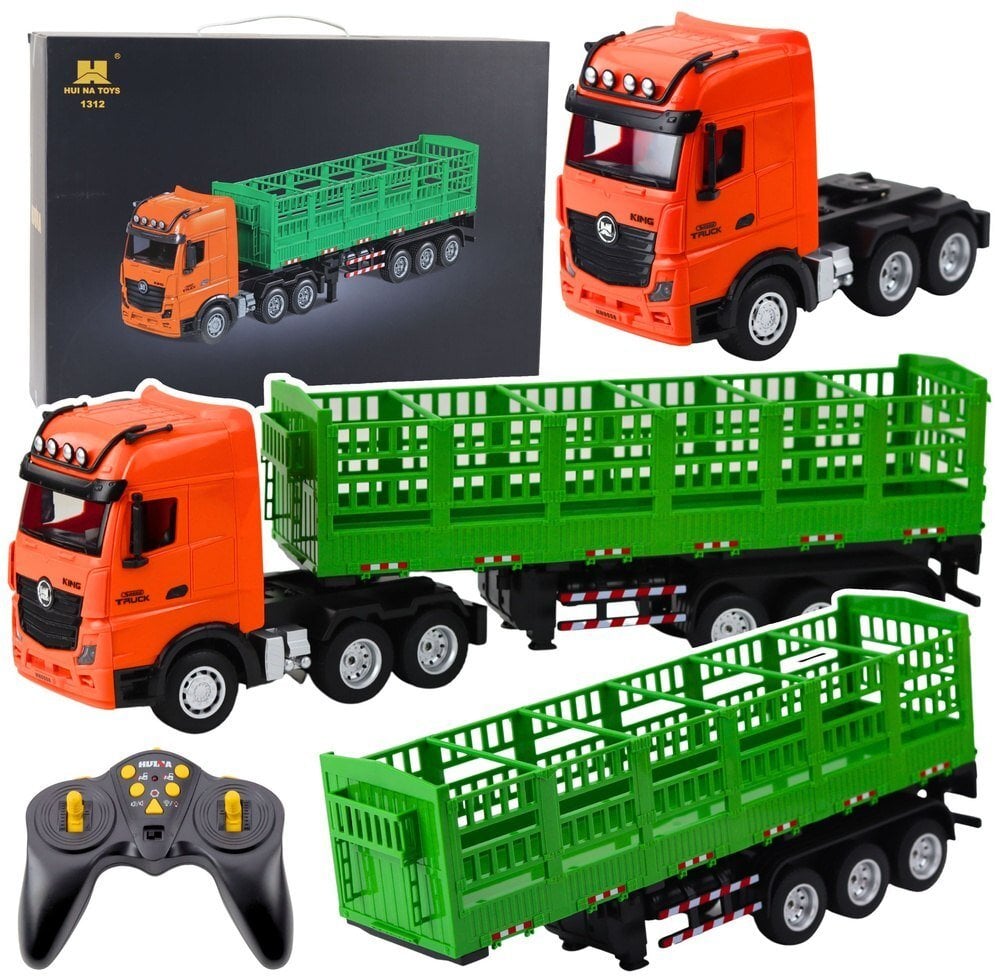 Ciężarówka Transportowa Z Przyczepą Huina Zdalnie Sterowana RC 1:18