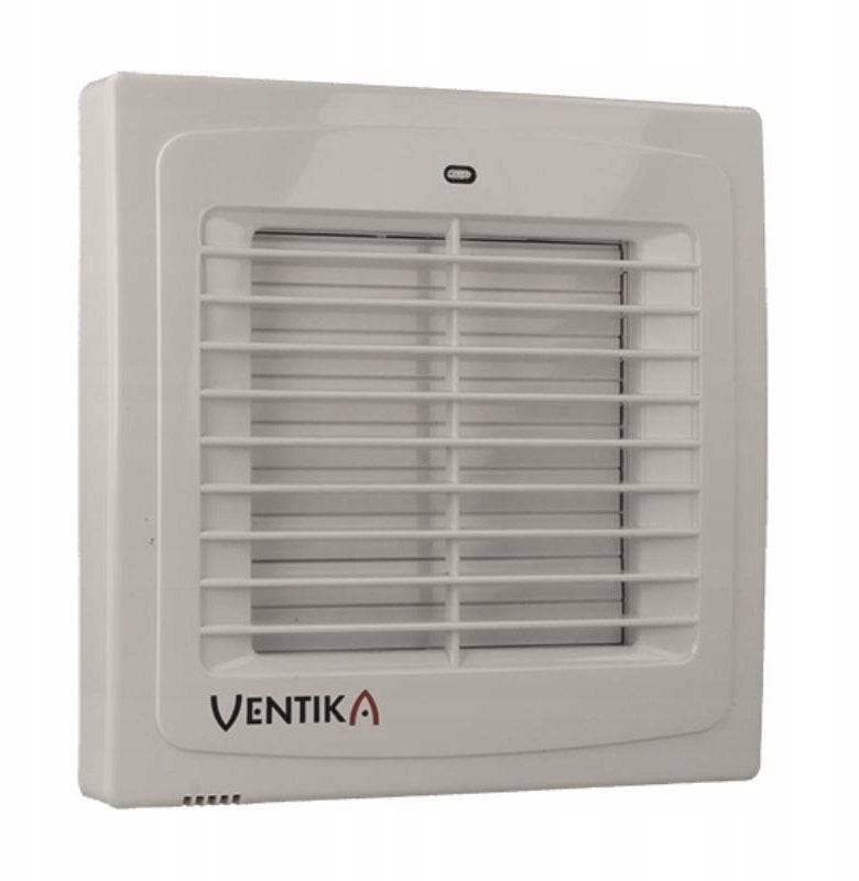 Ventika Wentylator osiowy fi100 230V 18W 98m3 34dB z automatyczną żaluzją i wyłącznikiem czasowym MATIC D100AAWC