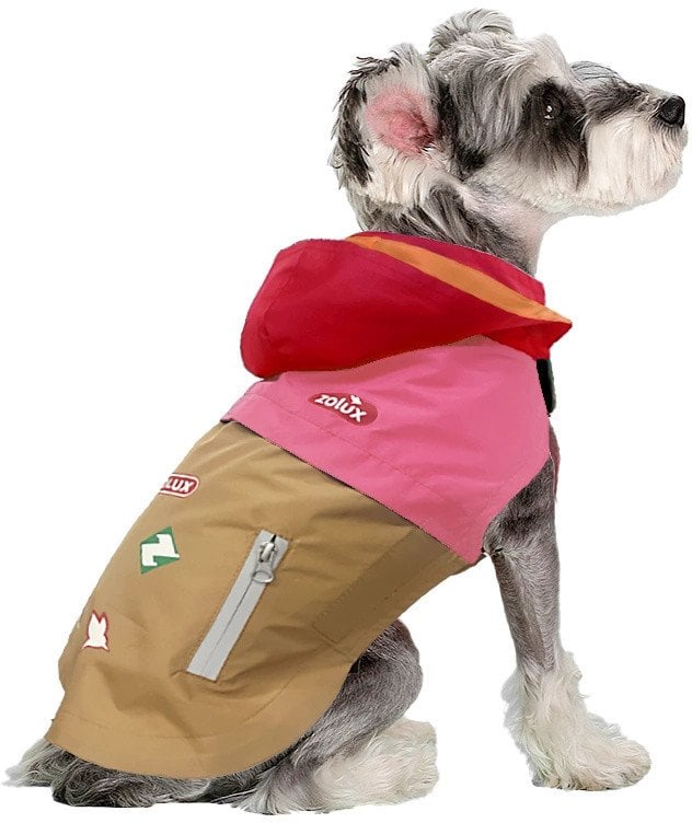 ZOLUX Kurtka płaszcz wodoodporna dla psa VINTAGE R.25 różowa
