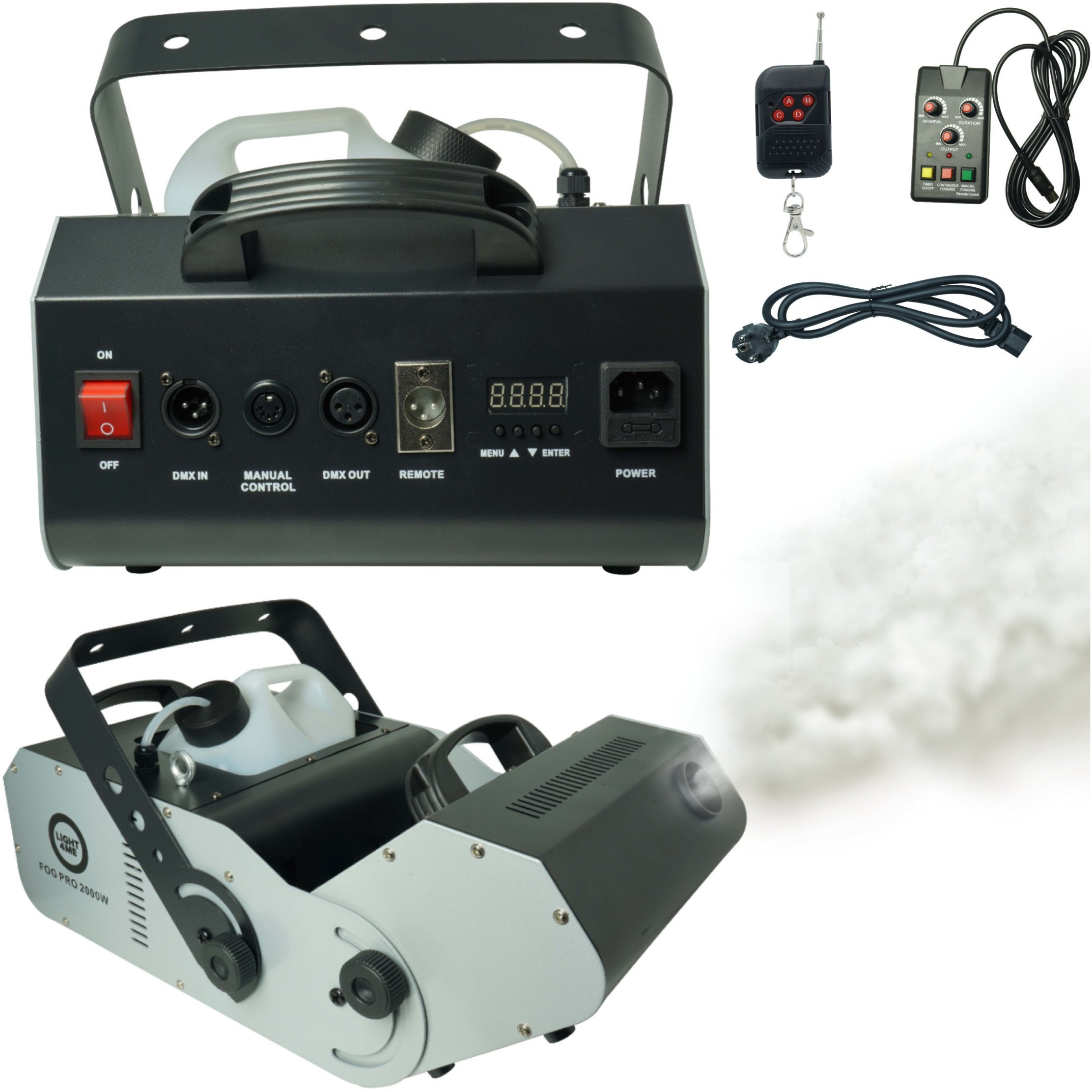 LIGHT4ME FOG PRO 2000W generator wytwornica dymu m
