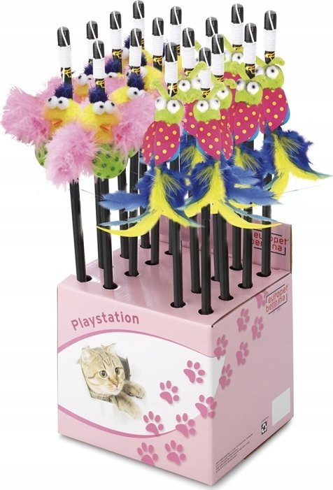 EBI EBI WĘDKA DLA KOTA PLUSZOWE OWADY 40cm 408/424278