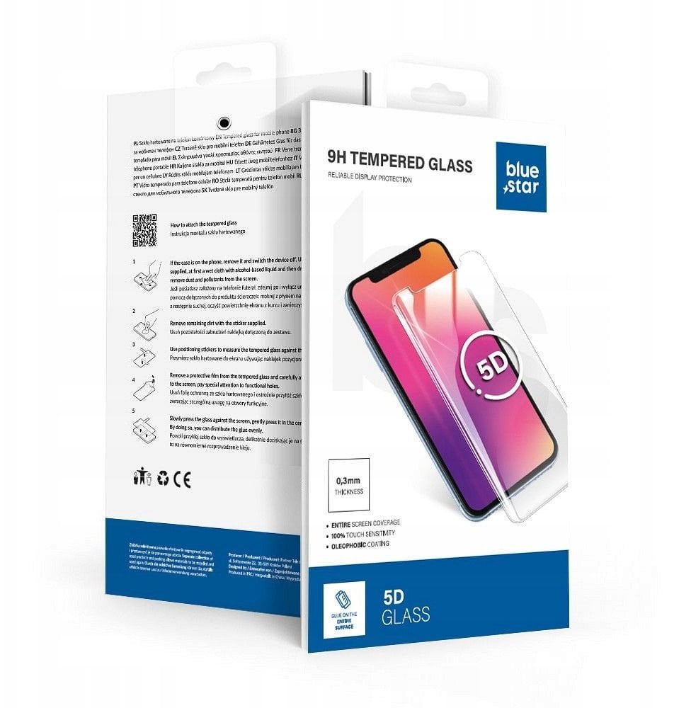 Szkło hartowane Blue Star 5D - do Xiaomi 15 Pro - czarny
