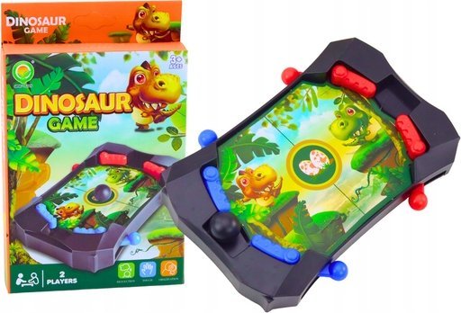 LeanToys Gra Zręcznościowa Mini Gra Dinozaur Piłka Czarna