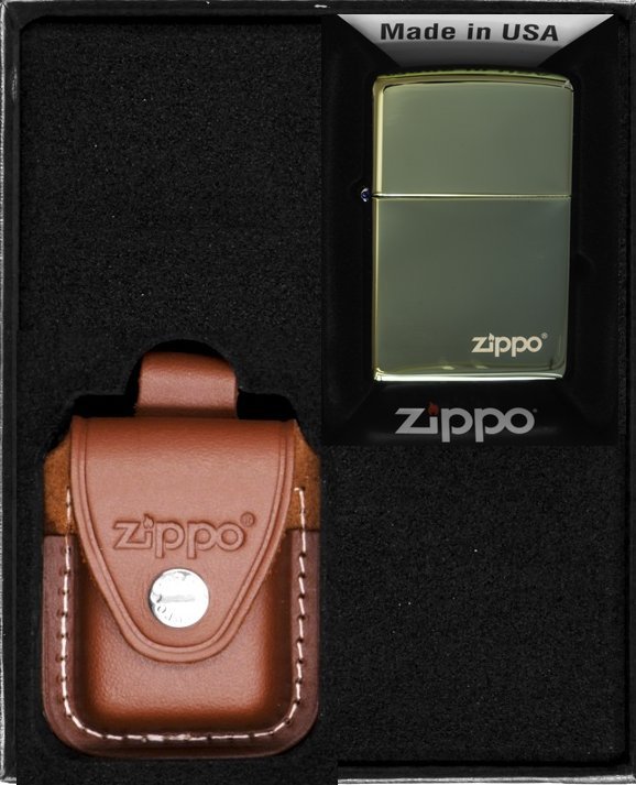 Zestaw ZIPPO Zapalniczka LASERED TEAL Prezentowy No2