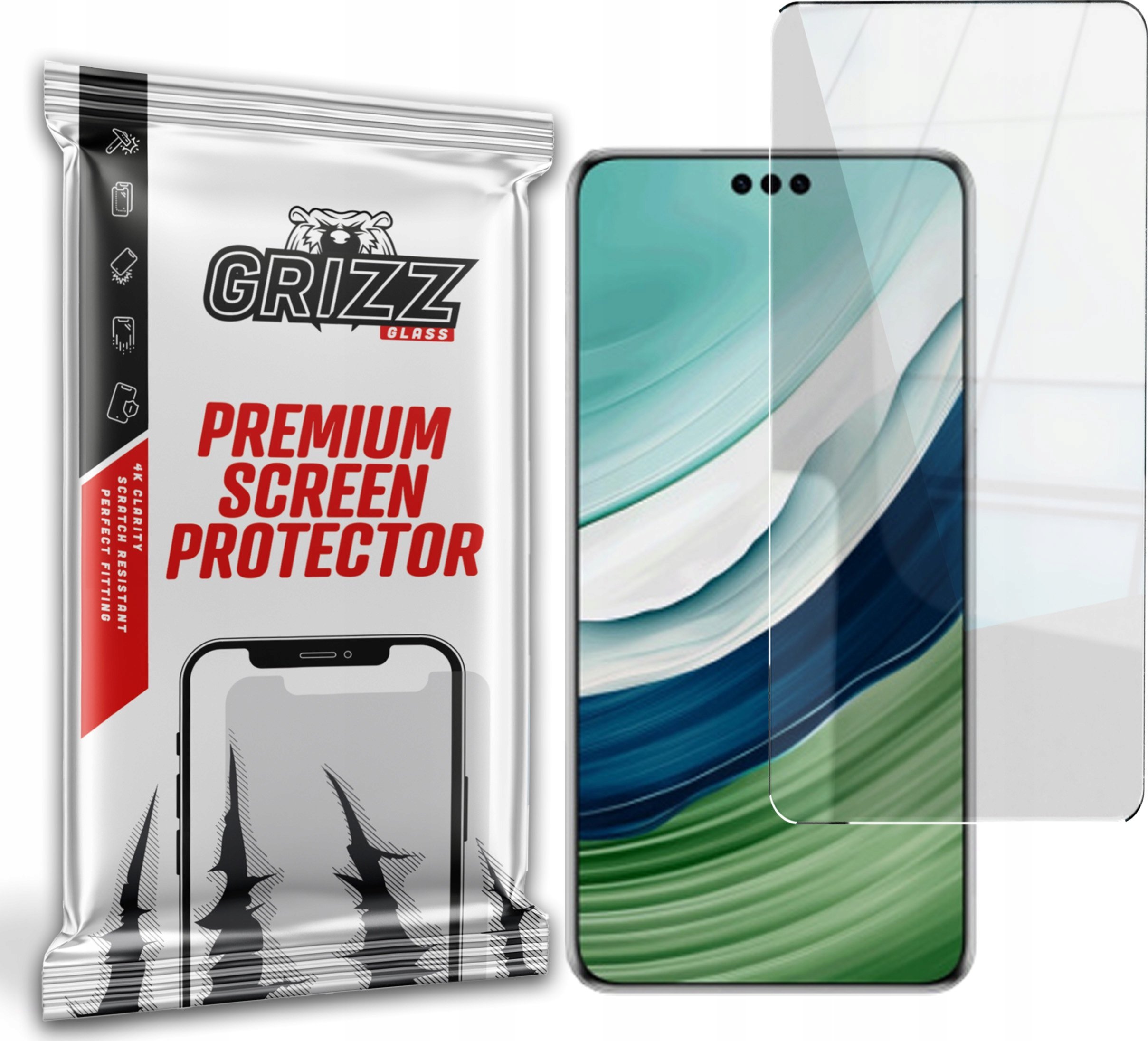 GrizzGlass Szkło hybrydowe GrizzGlass HybridGlass do Huawei Mate 60 Pro