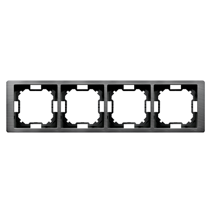 Kontakt-Simon Ramka 4-krotna Basic Neos tytan hydrgrafika (BMRC4/052)