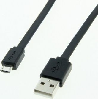 Kabel USB Roline USB-A - 1 m Czarny