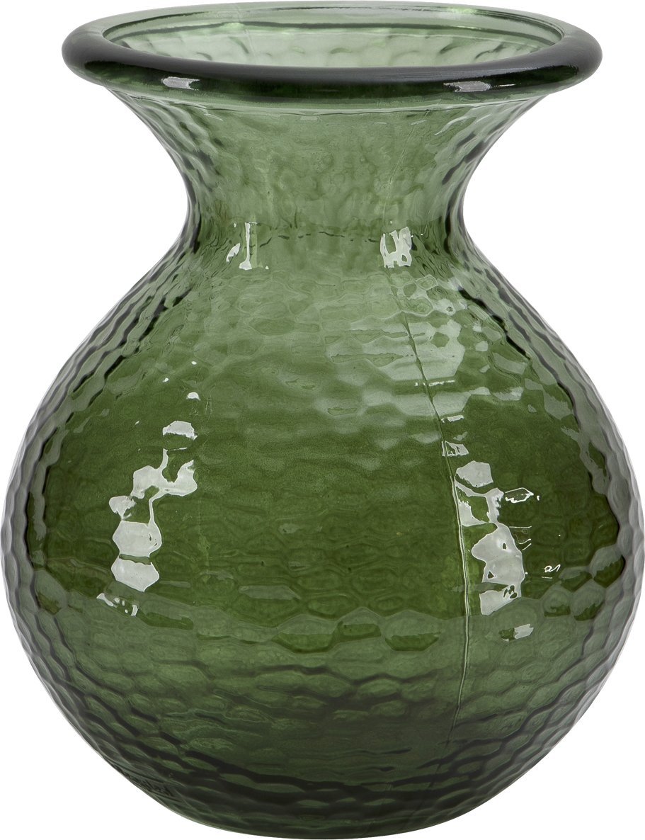 San Miguel Wazon szklany 33 cm zielony Paradise San Miguel recykling