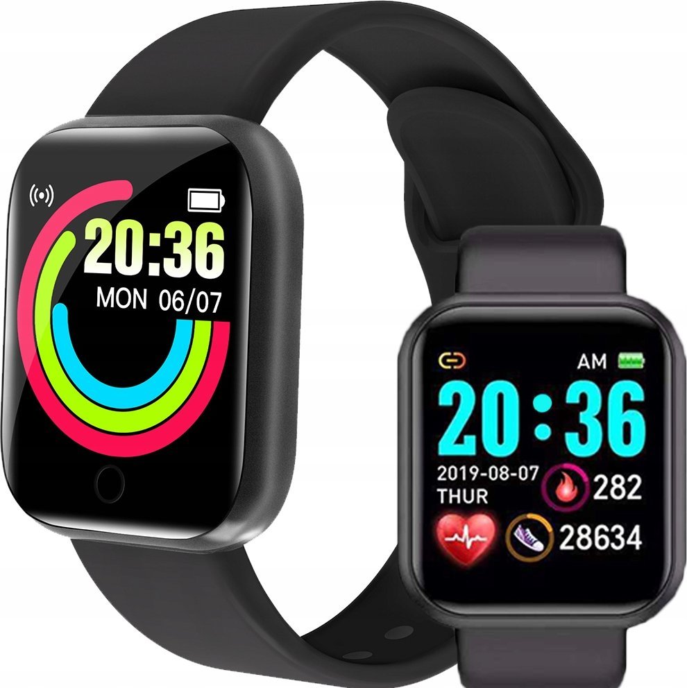 SMART WATCH SQUARE D13 RÓŻOWY