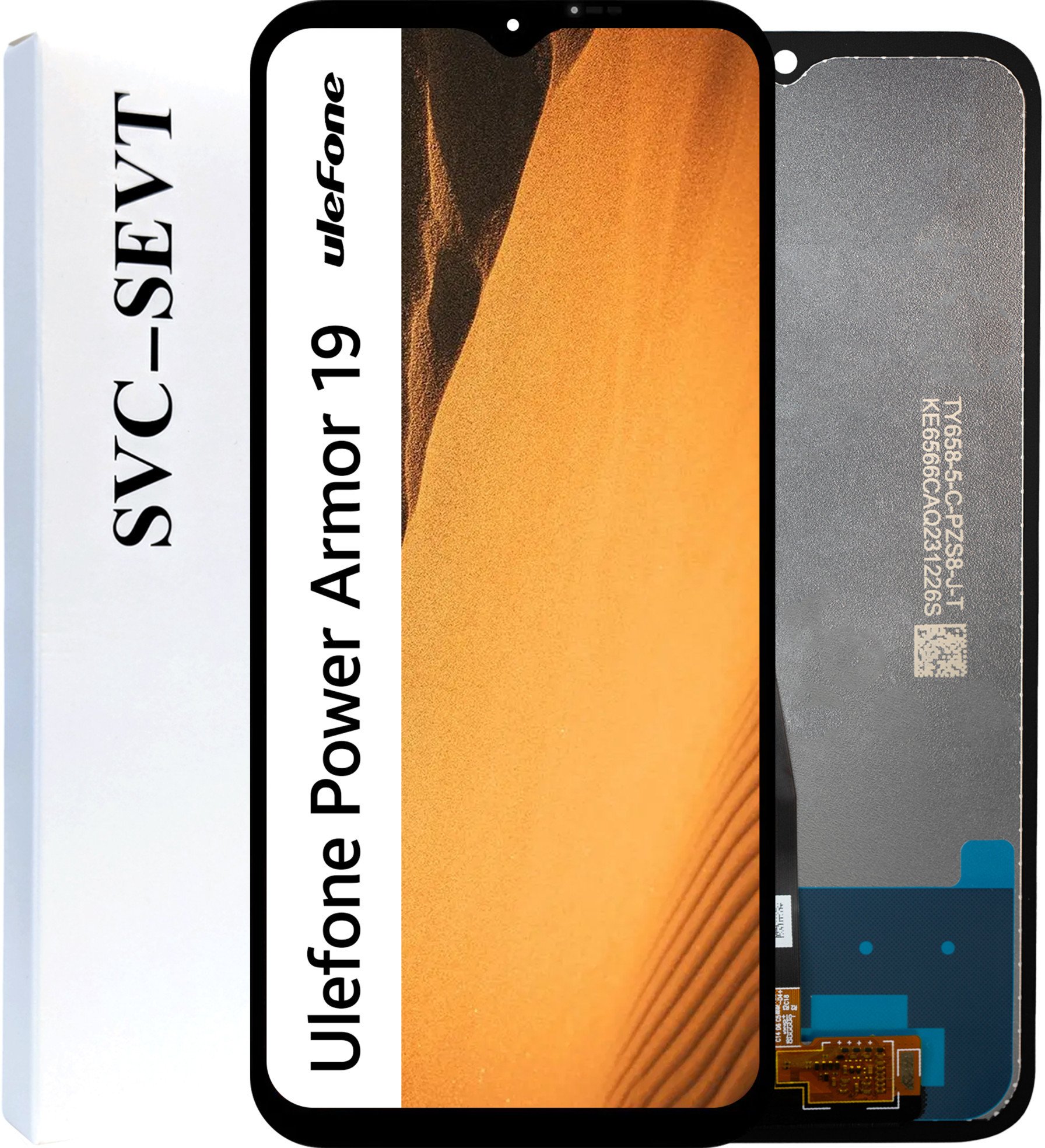 Zila Wyświetlacz do Ulefone Power Armor 19 Ekran LCD Oryginał (5904858353903)