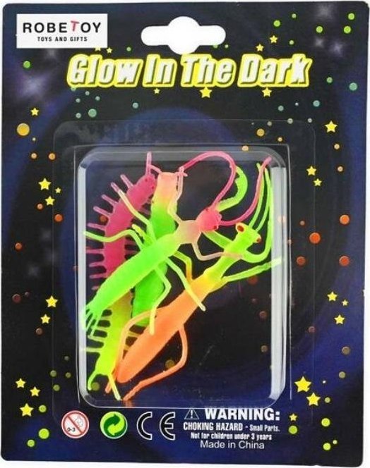 Robaki do rozciągania świecące w ciemności