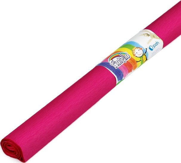 Fiorello Bibuła marszczona Fiorello 50x200cm, BORDOWY