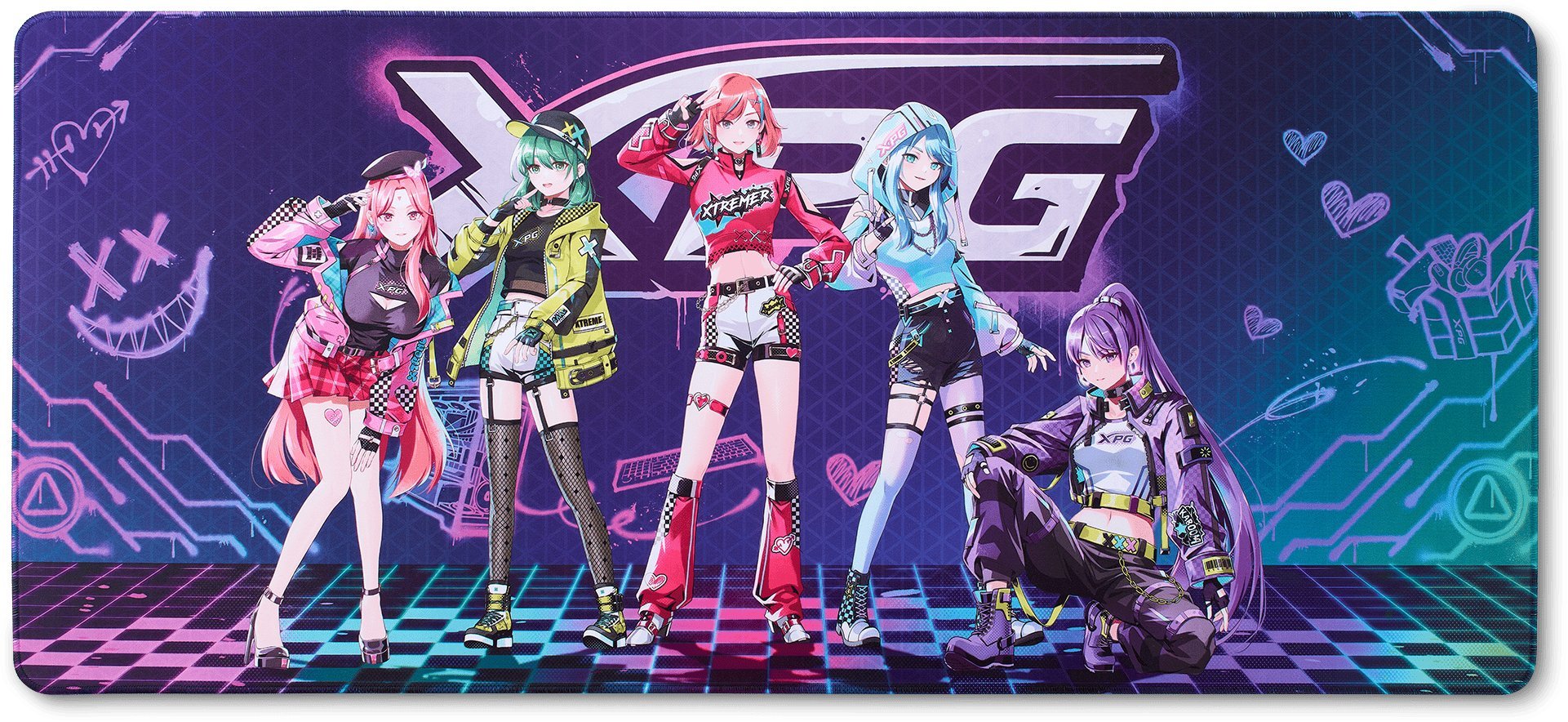 ADATA XPG Podložka pod myš Frontline XL XTREME SAGA 04, 900 x 400