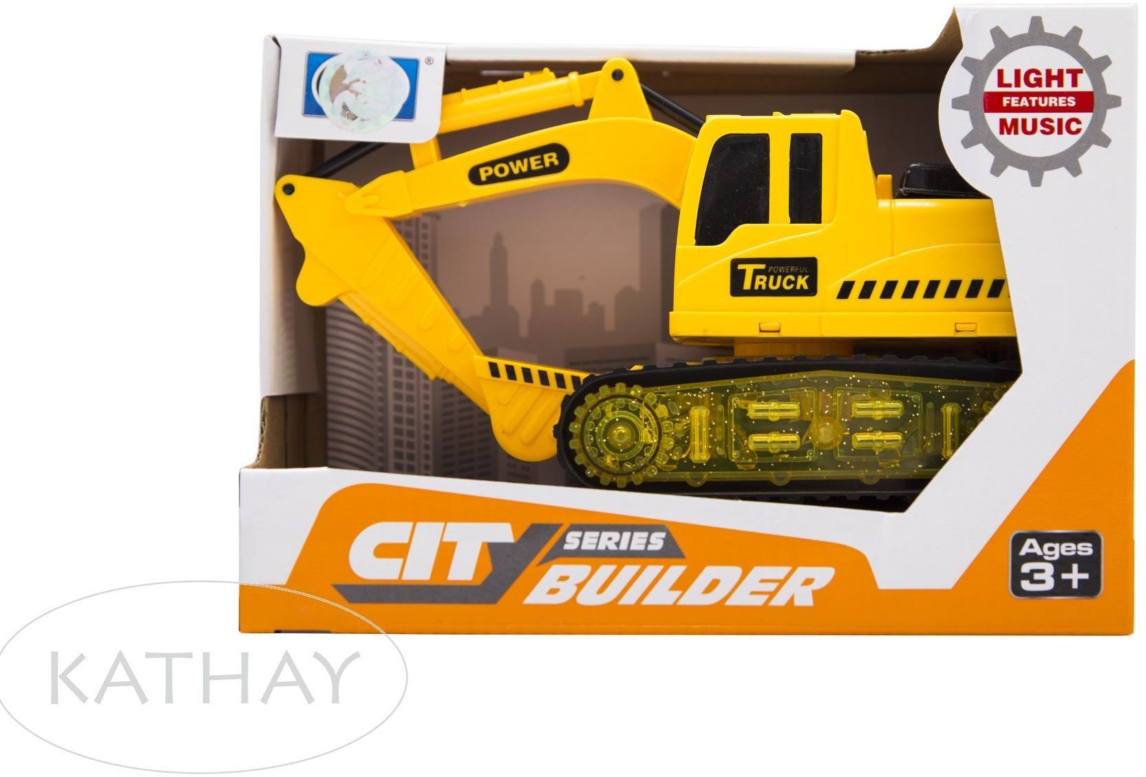 Koparka z napędem friction, efekty świetlne i dźwiękowe