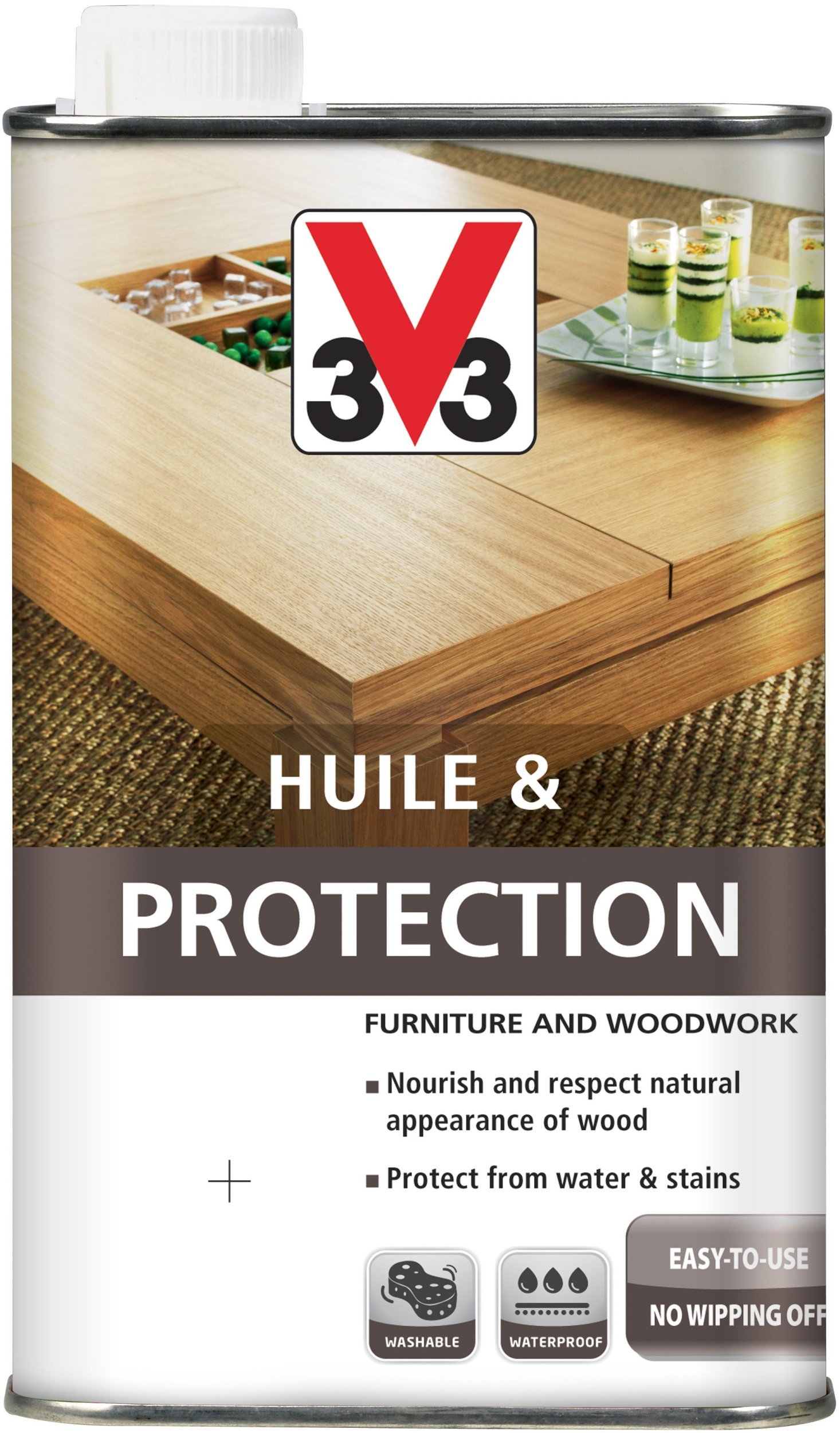 V33 FURNITURE OIL (TEAK COLOR, 0.5 L)