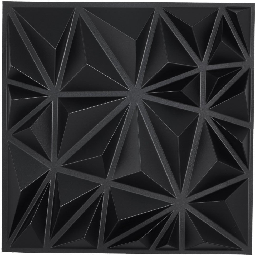 Panele Ścienne 3D - Czarne Diamenty 2.97 m