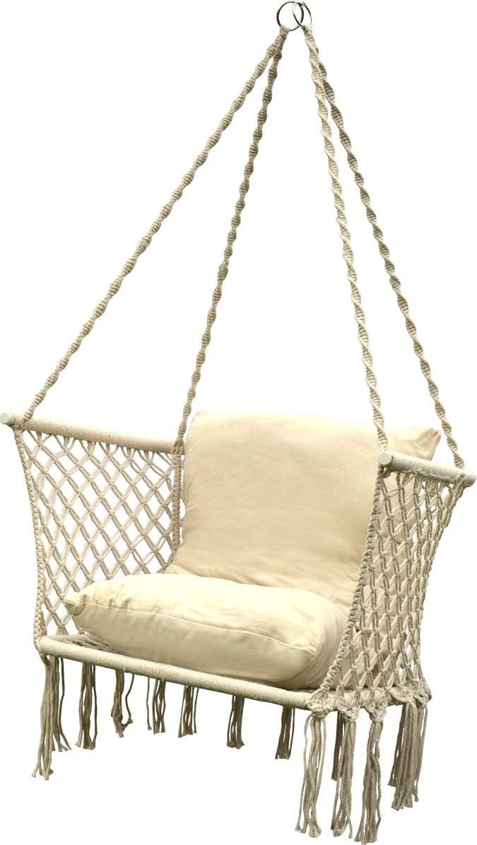 Saska Garden Hamak ażurowy fotel wiszący 72 x 62