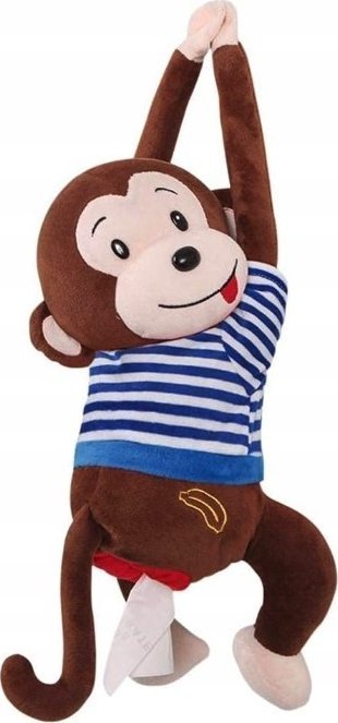 Pan i Pani Gadżet Pluszowy Pokrowiec Pudełko Na Chusteczki Dozownik Do Samochodu Małpa