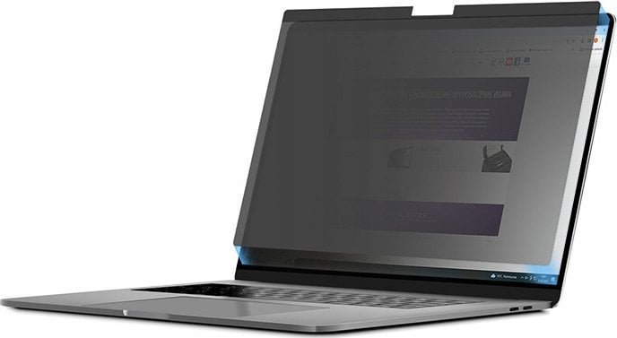 Filtr Qoltec Filtr prywatyzujący RODO Qoltec do MacBook Air 13.6" | Magnetyczny | Ochrona wzroku