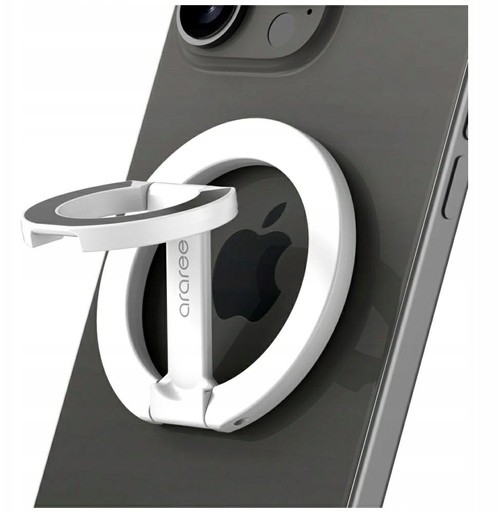 Ring stand Araree A-Ring MagSafe GripTok white