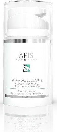 Apis Exfoliation Acid mix kwasów do eksfoliacji Fitowy + Pirogronowy + Mlekowy + Ferulowy 40% 50ml