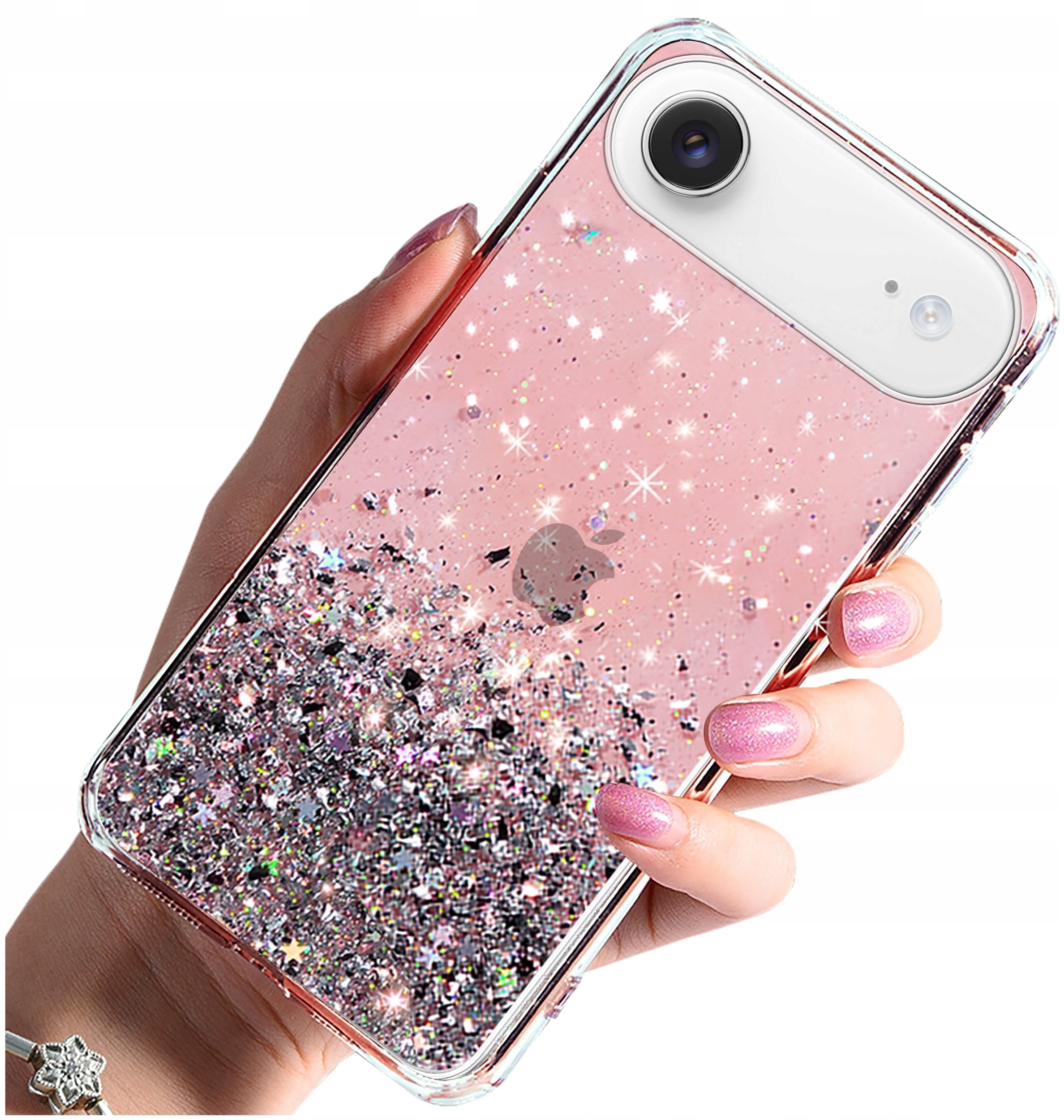 krainaGSM Etui do iPhone Air CASE brokat PLECKI + SZKŁO OCHRONNE 9H