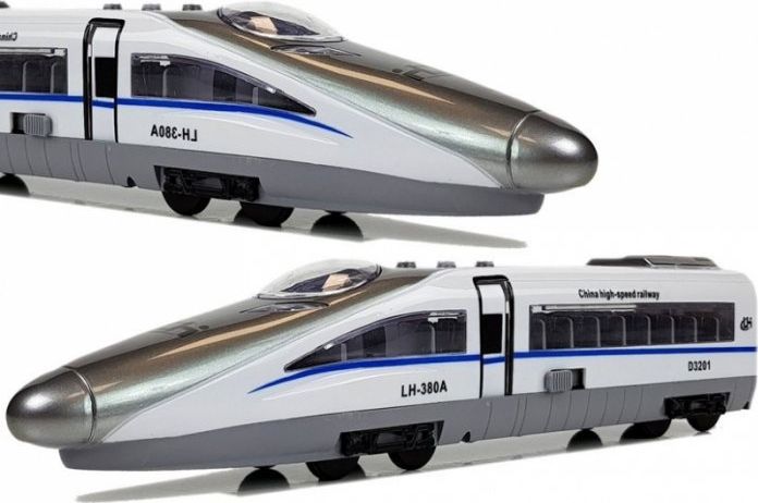 Lean Sport Pociąg Pendolino z Naciągiem Biały z Dźwiękiem i Światłami