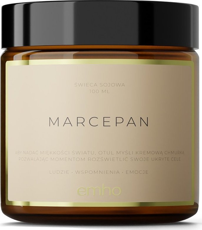 Emho Świeca sojowa zapachowa MARCEPAN