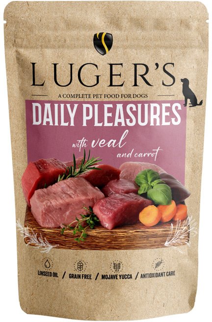 Karma mokra dla psa Luger's Daily Pleasures z cielęciną i marchewką 500 g