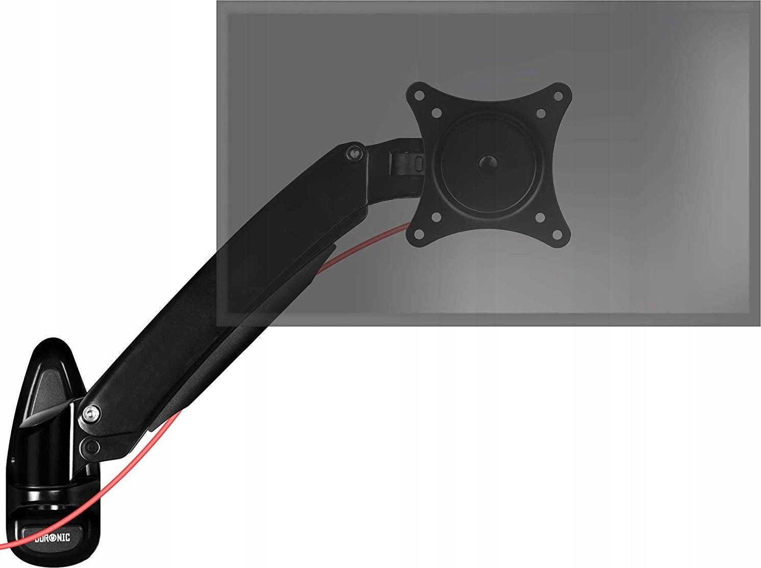 Duronic Uchwyt ścienny na monitor 15" - 27" DM55W1X1 (CP-9W6S-RN4B)