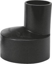 Wavin Redukcja 56x50mm ekscentryczna czarna Quickstream