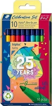 Staedtler Finerliner Triplus Color 323 ass. 8+2stk/pak